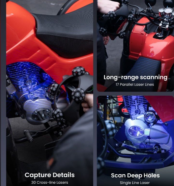 Can you scan motorcycle parts?