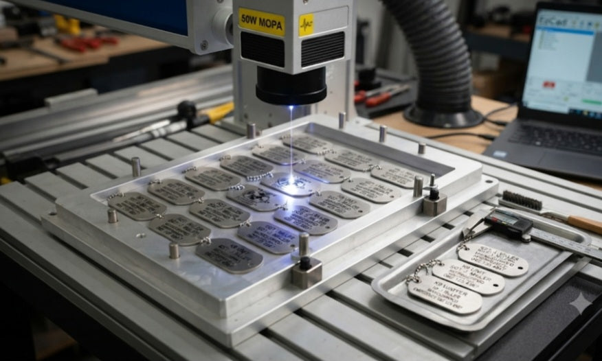 How To Laser Engrave Dog Tags