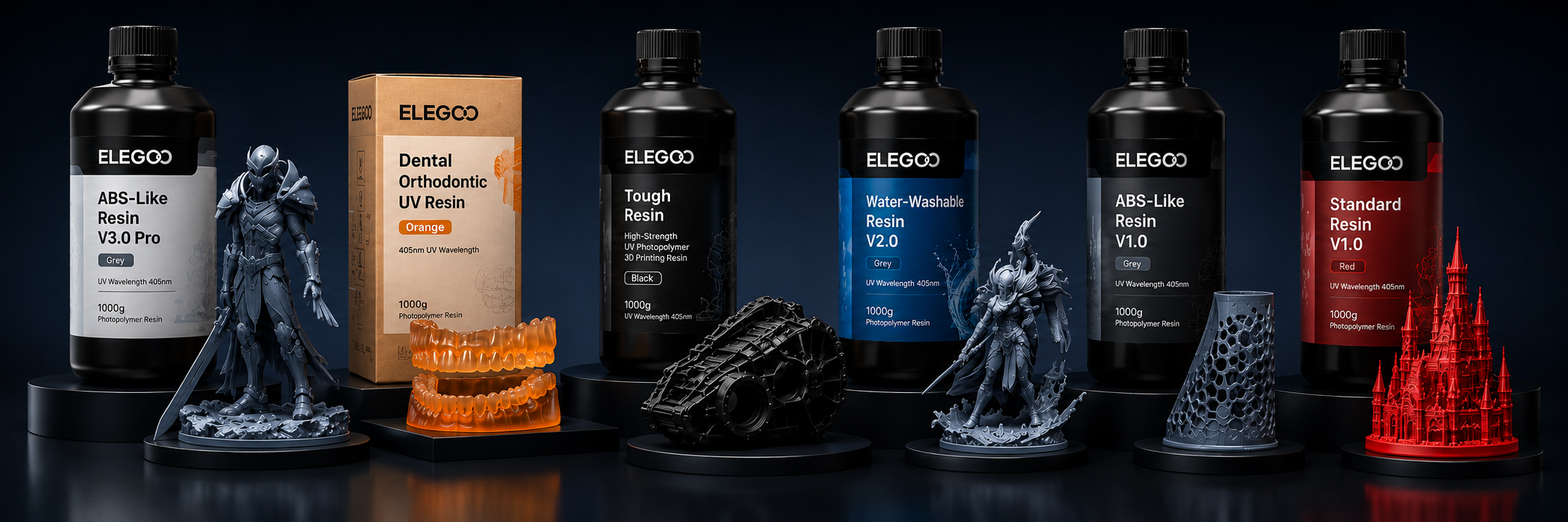 Elegoo Resin collection
