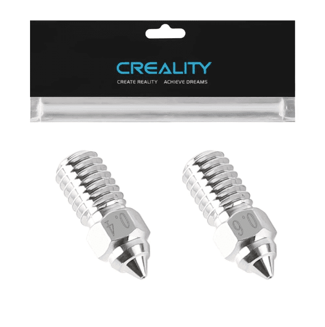 Creality High Flow 0.4mm Plus 0.6mm Nozzle Kit 3V3 – Create it 3D