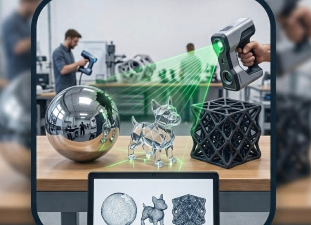 Three Difficult Surfaces to Include in a Scanner Demonstration