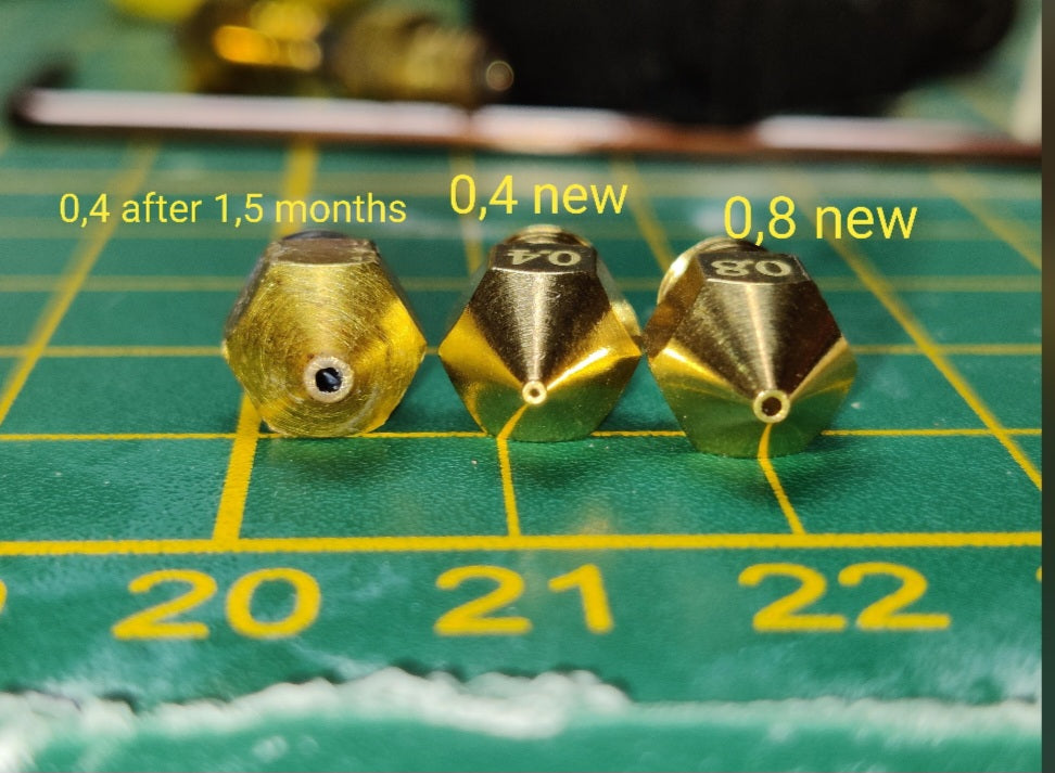 How often should i change a 3D printer nozzle?