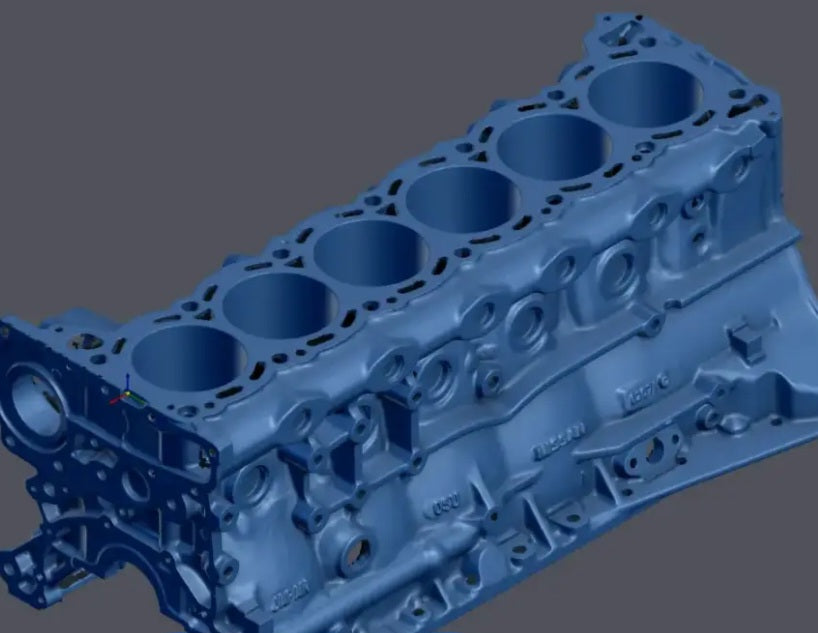 Can a 3D scanner scan engines?