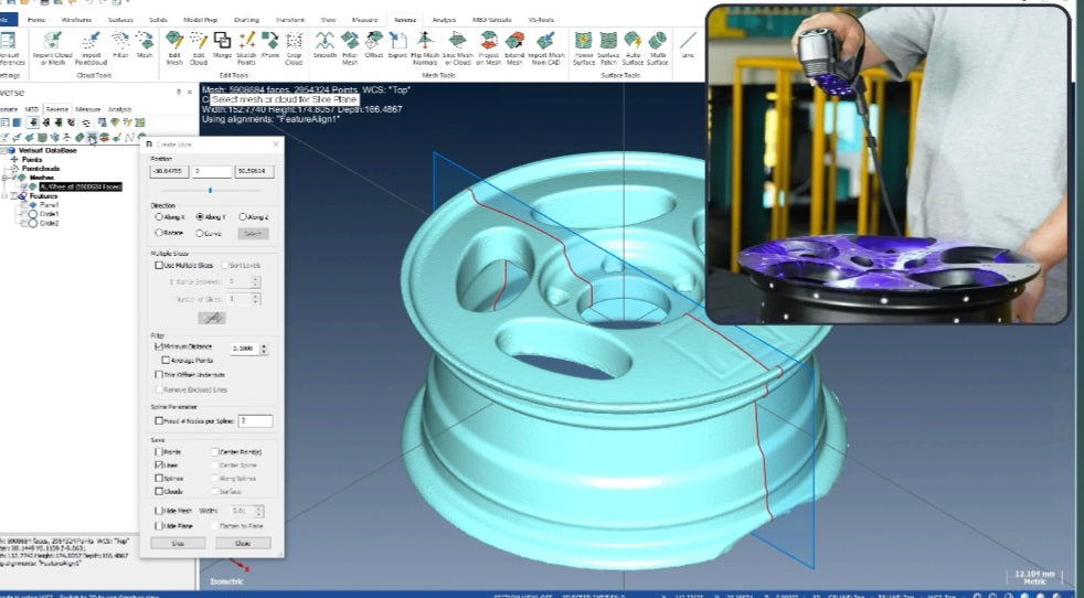 How do you convert a 3D scan into a CAD model?