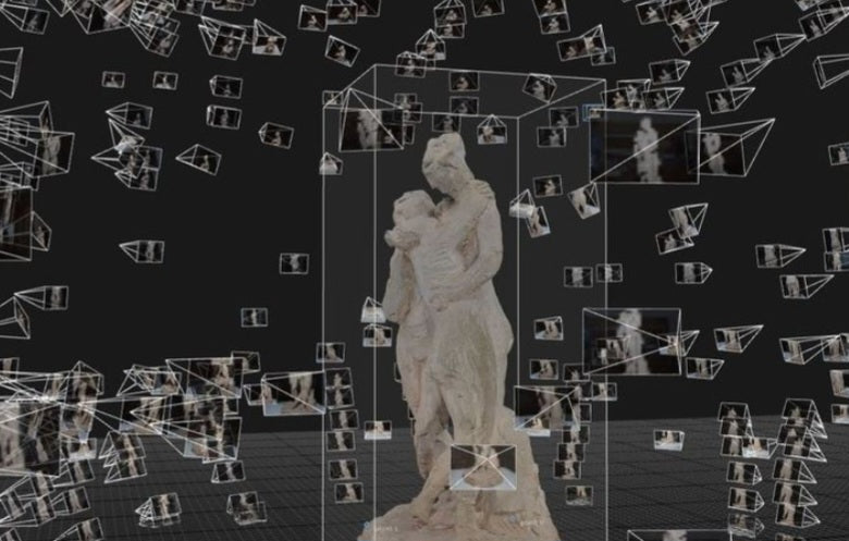 Statue 3D scanning