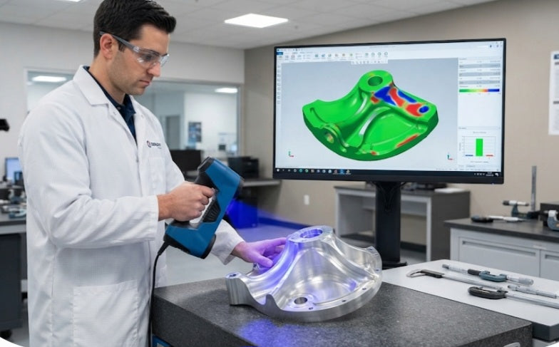 3D scanning used for dimensional quality control and inspection
