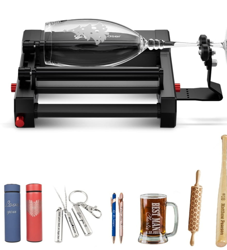 What is a Rotary Attachment and what can you Engrave with it?