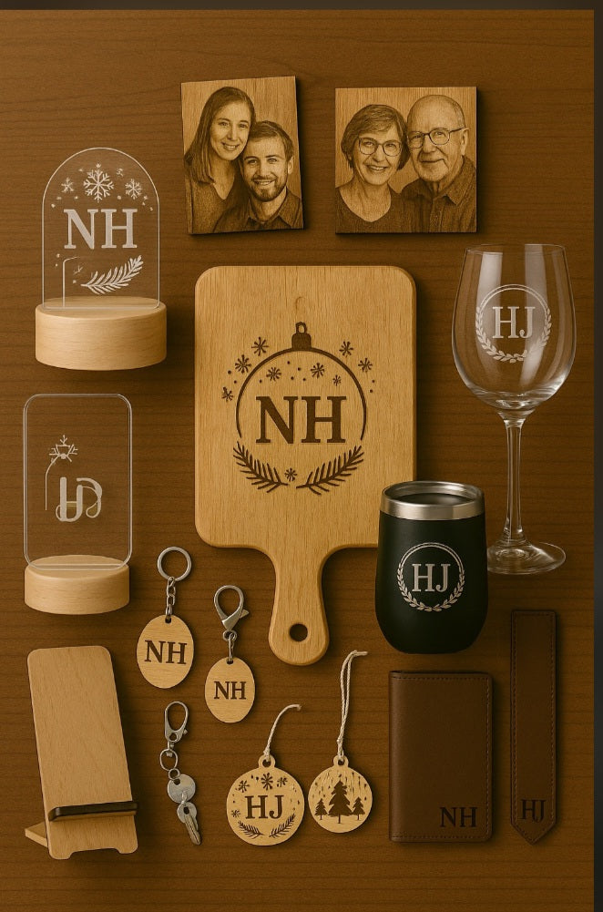 25 Personalised Products to Sell with a Laser Engraver
