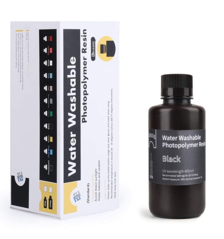 Water-Washable Resin vs Standard Resin