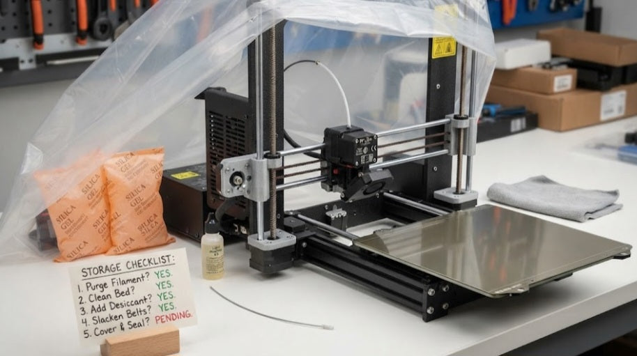 How To Store A 3D Printer You Wont Use For Several Months