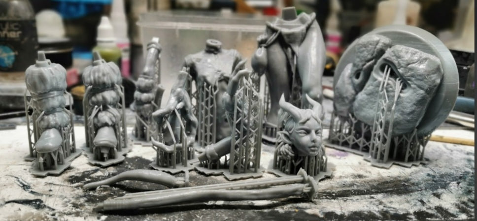 Preparing Resin Miniatures For Paint: A Workshop Trial