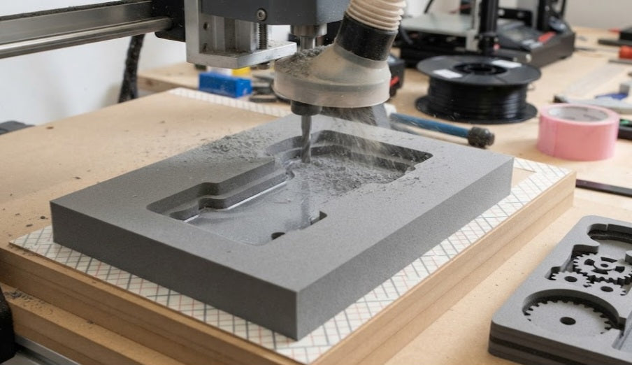 Cutting Foam Packaging Inserts on a Desktop CNC Router