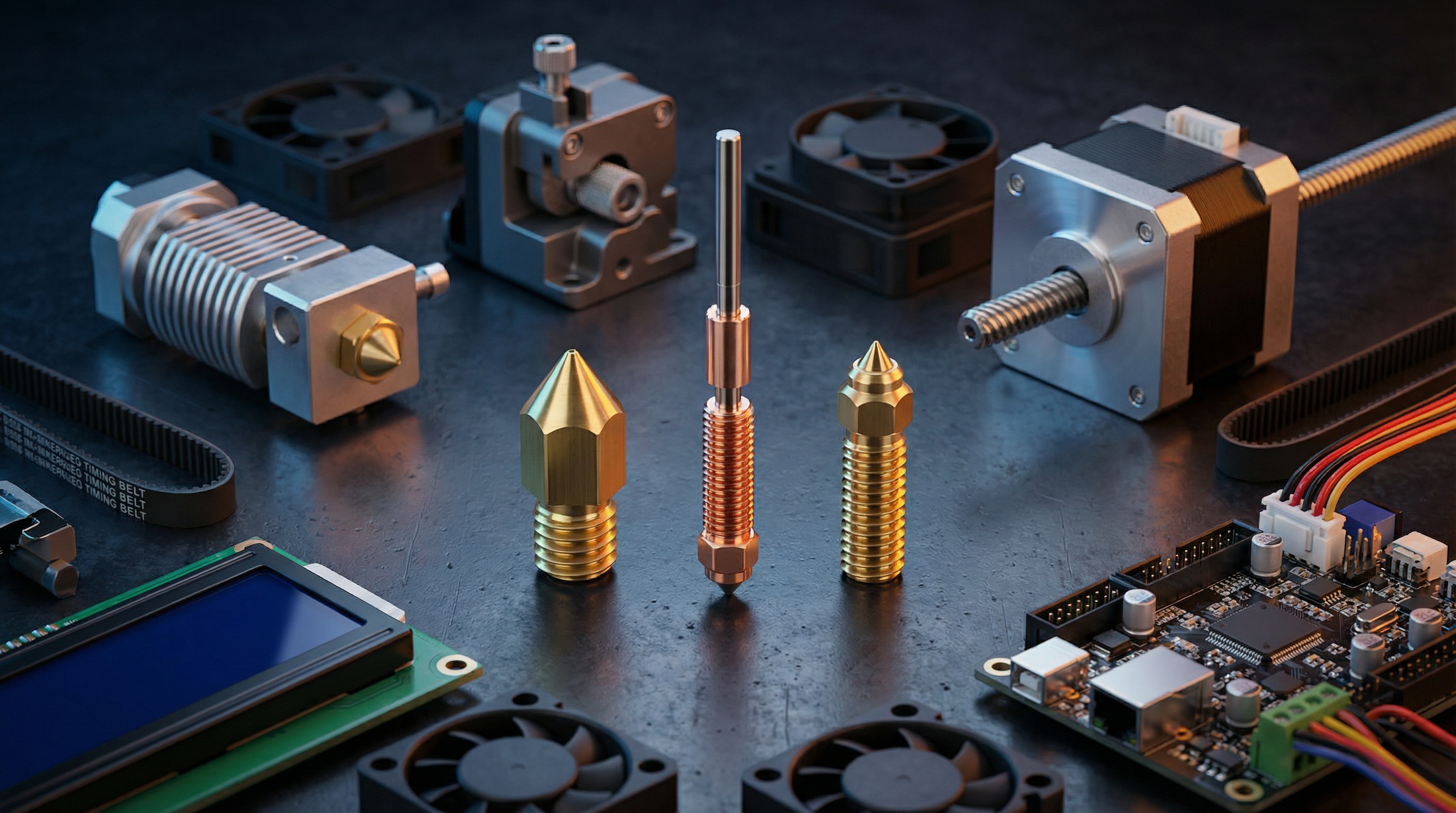 3D Printer Nozzles collection
