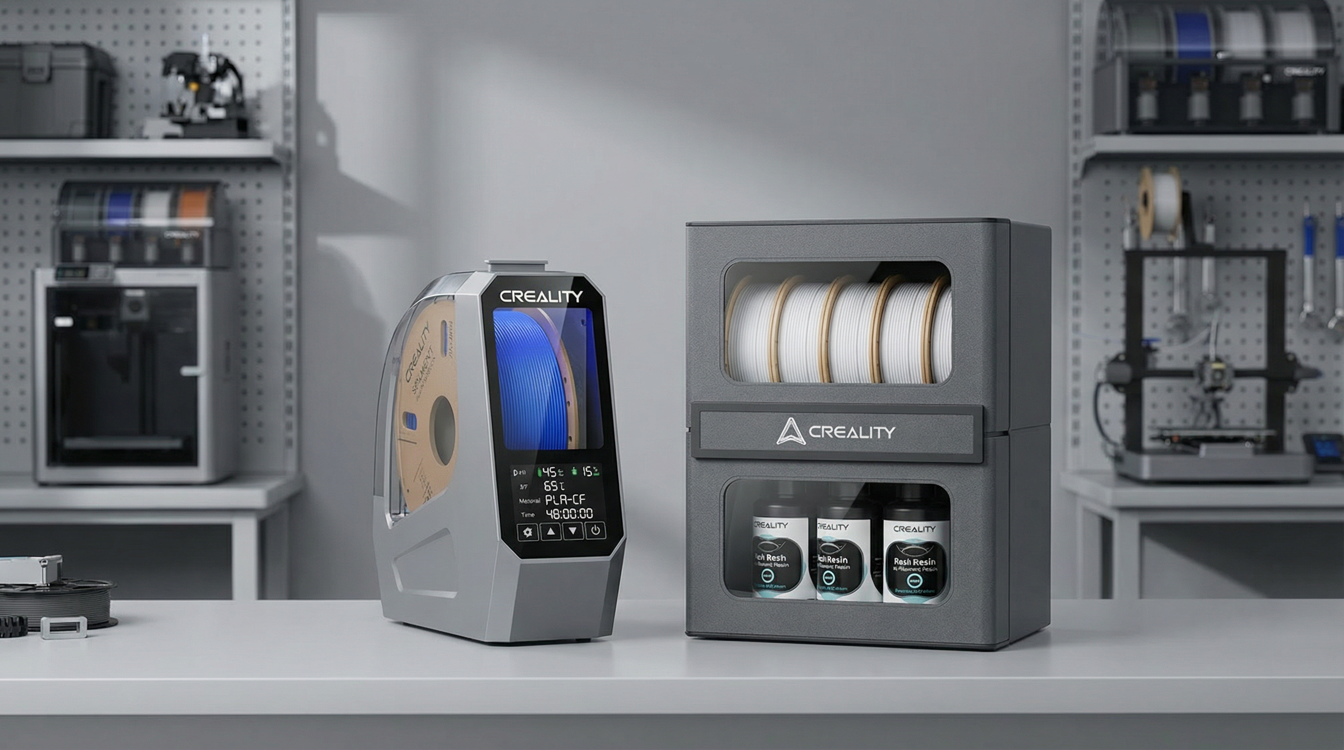 Filament Dryers, Storage & Handling