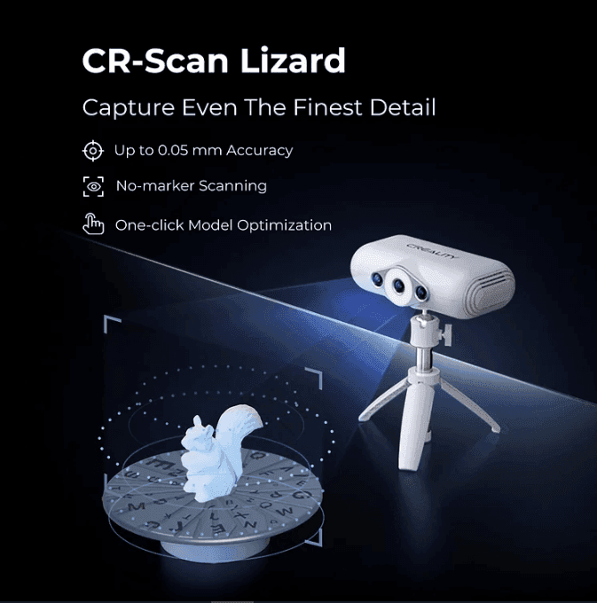 Scan Lizard 3D Scanner Premium with Turntable