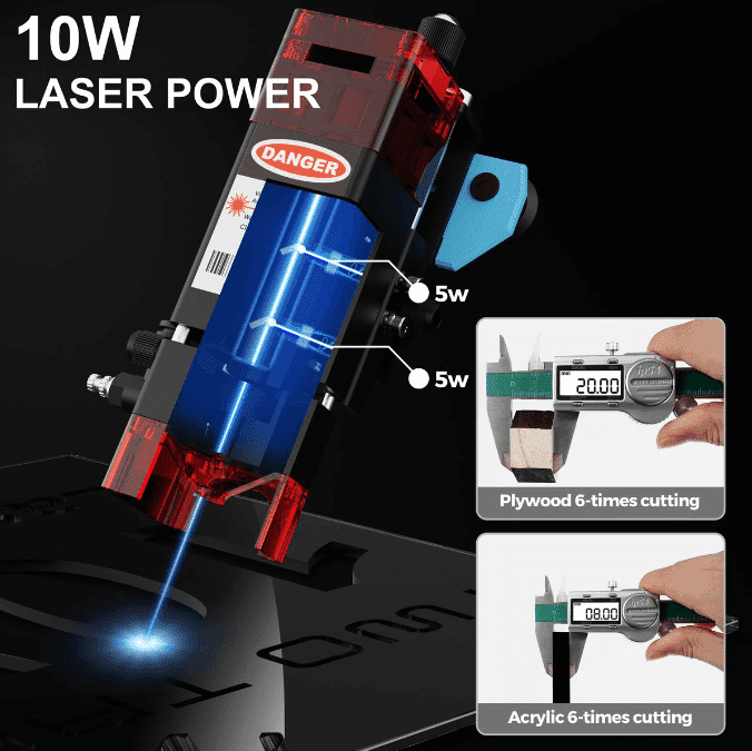 Twotrees TTS-10 Pro Laser Engraving Machine