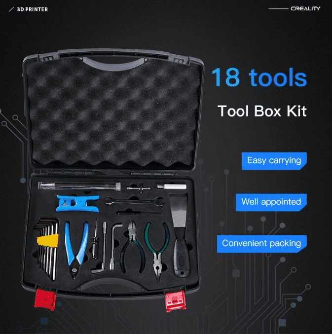 Creality 26pc Universal Tool Box for 3D Printing