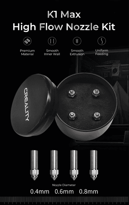 High Flow Nozzle Kit K1 4pc