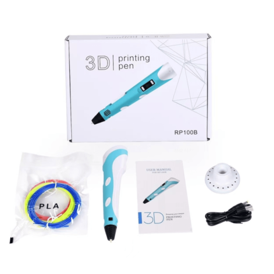 3D printing pen kit with PLA filament and accessories available from Create It 3D South Africa