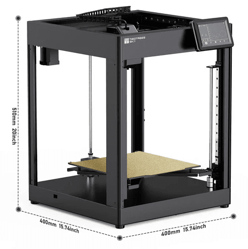 TwoTrees SK1 CoreXY 3D Printer with 400x400x510mm build volume – Create It 3D South Africa