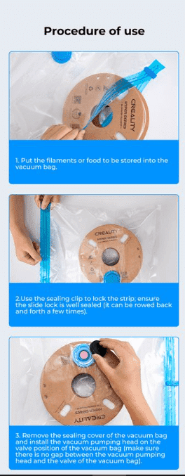 How to use Filament Vacuum Storage