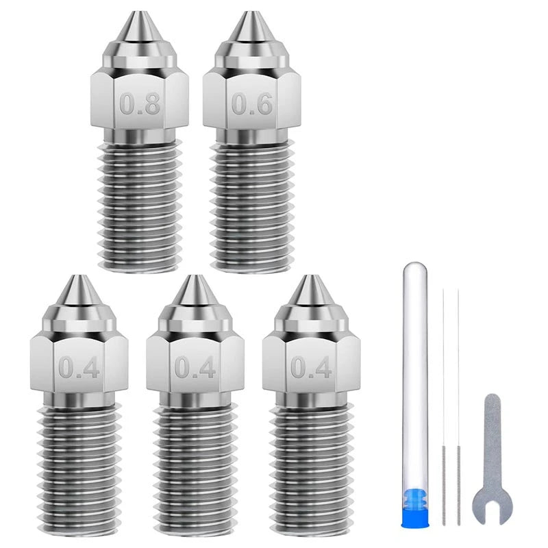 Multi-Size Hardened Steel Nozzle Kit for Neptune 4/ 4 Pro