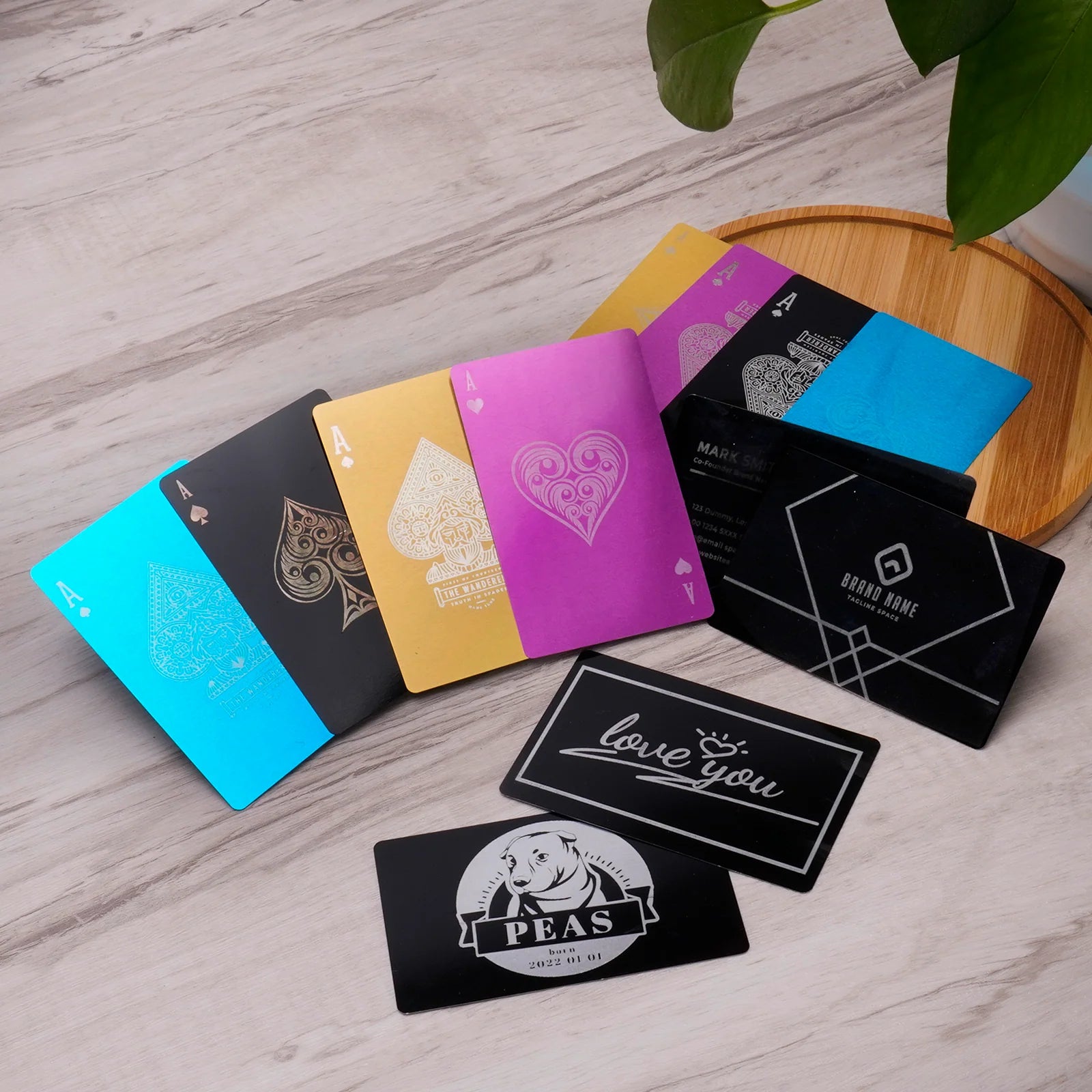Aluminum Business Cards (300pcs)