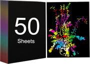 Creality A4 Rainbow Magic Scratch Art Paper – 50 Sheets