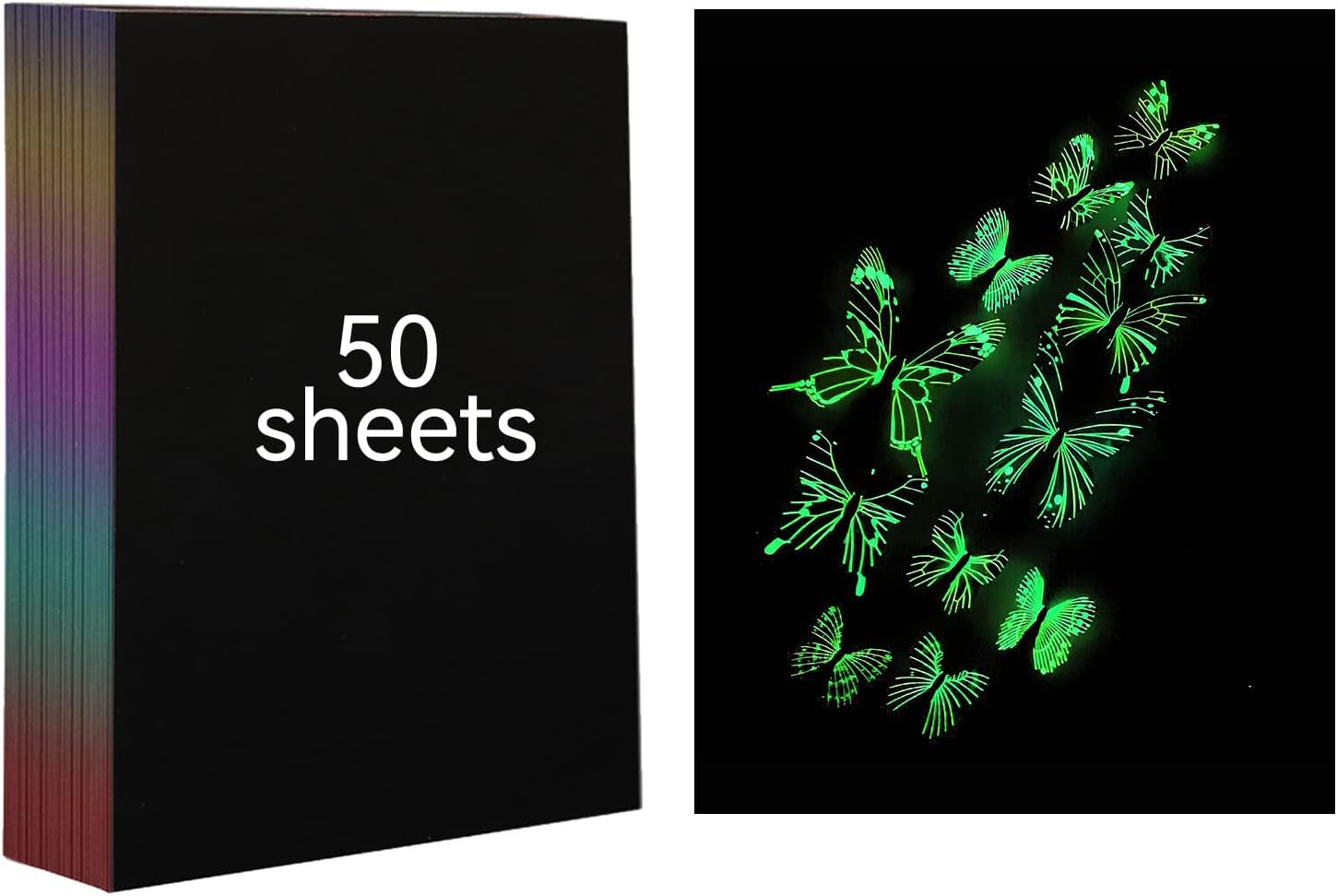 Creality Luminous Scratch Paper – Pack of 50 Sheets