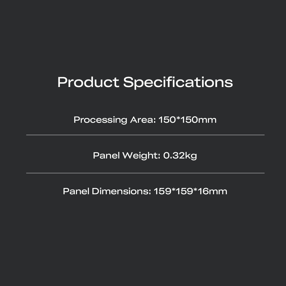 Creality Falcon A1C Cutting Bed 150 × 150 mm — image 2