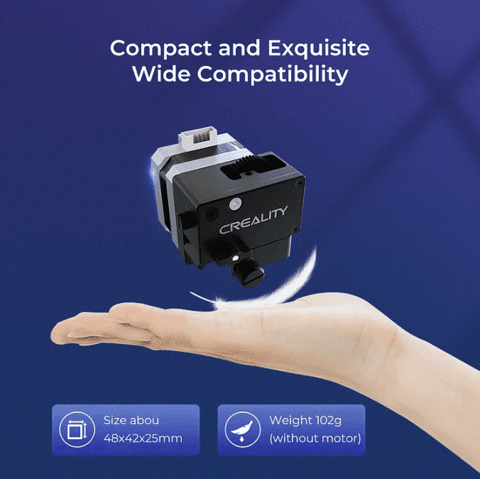 Introducing the Creality E Fit Extruder Kit, a versatile and high-performance upgrade designed to supercharge your 3D printing experience on a range of popular Creality printers, including the Ender-3, Ender-3 V2, Ender-3 Pro, Ender-3 S, CR-10 S, CR-10, CR-10 S5, and CR-10 Mini. This kit is a must-have for 3D printing enthusiasts and professionals seeking to elevate the capabilities of their machines.