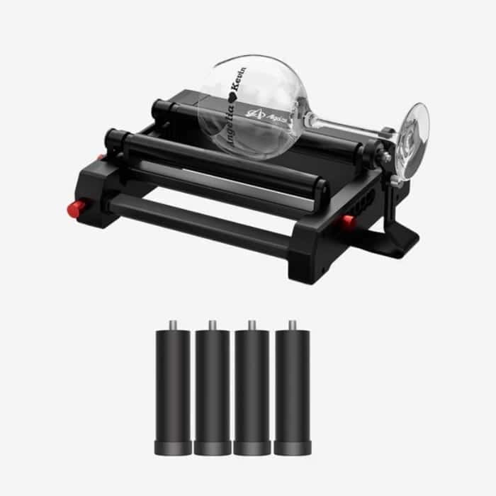 AlgoLaser Rotary Roller (RR2) with Risers
