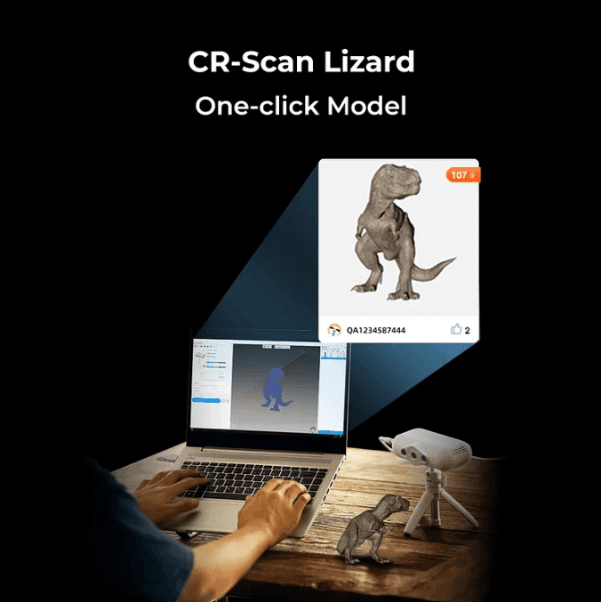 Scan Lizard 3D Scanner Premium with Turntable