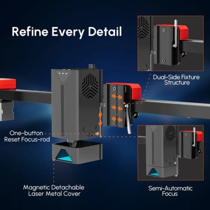 AlgoLaser Alpha 22W Diode Laser Engraver