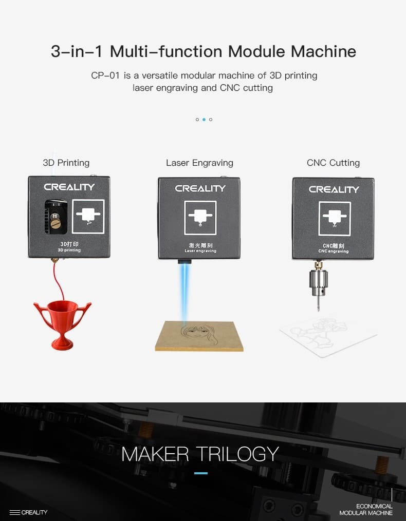 CP-01 3-in-1 3D Printer Store