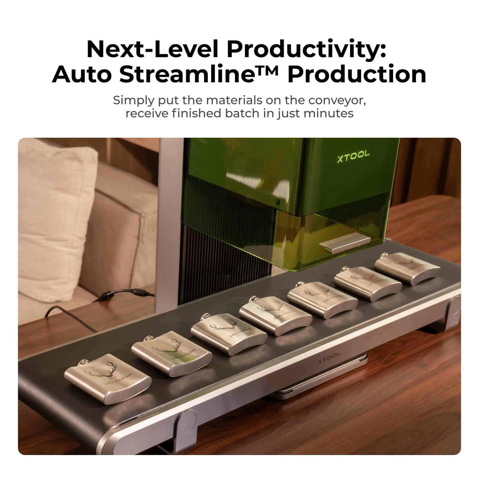 xTool Auto Streamline™ Conveyor for F2 Ultra UV/F2 Ultra/F1 Ultra