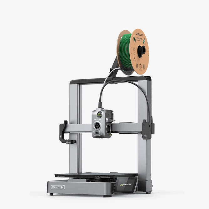 Creality 3D printer angled view with green filament spool South Africa