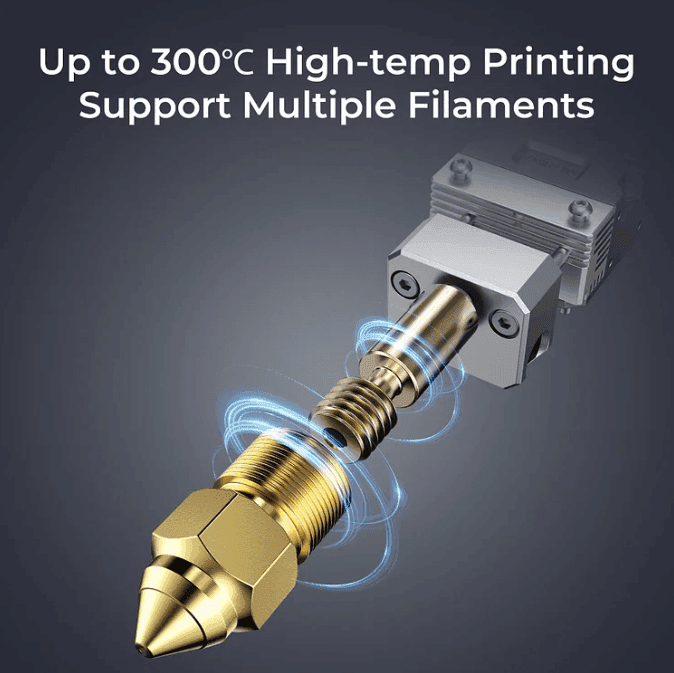 up to 300C high temp print support multiple filaments