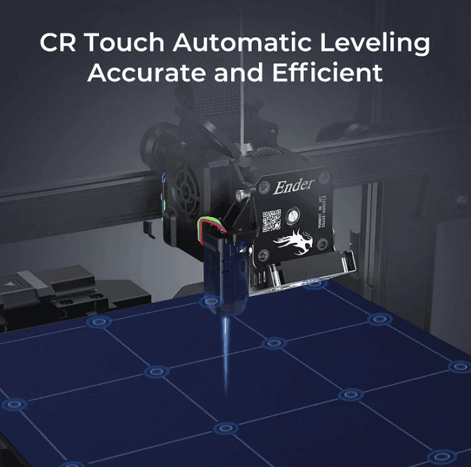 CR touch automatic leveling accuracy and efficient