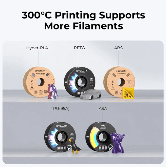 300 degree C printing support