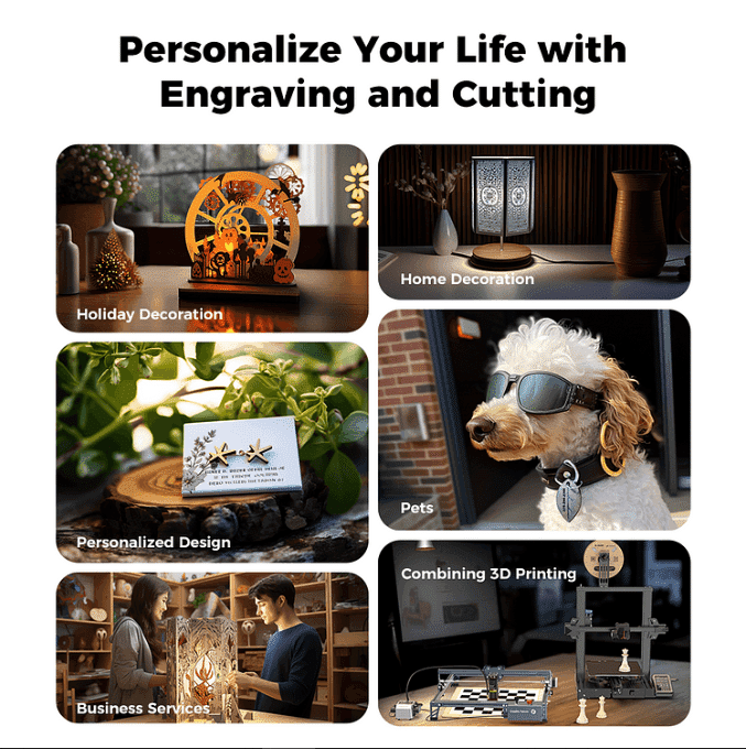 Personalize your life with engraving and cutting