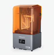 Halot-Mage 8K Resin printer in use with a model being printed