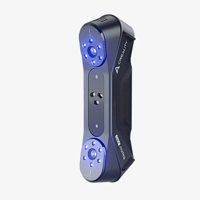 Creality Raptor Pro 3D scanner with blue laser lights available from Create It 3D South Africa