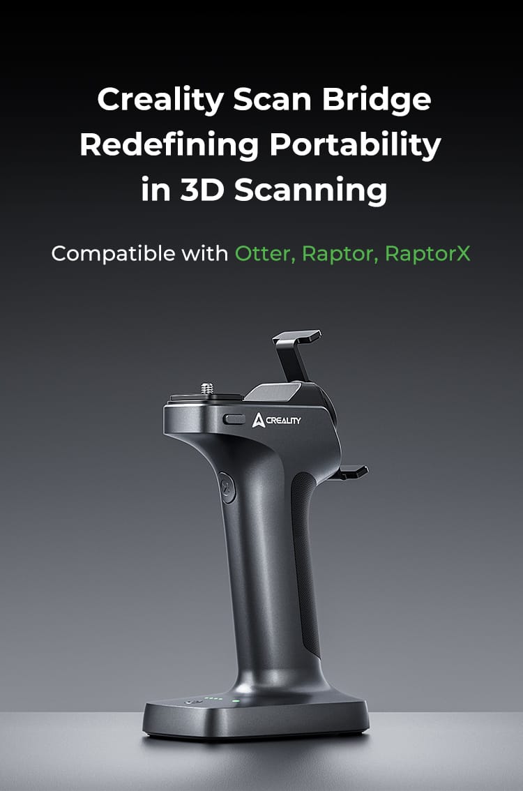 Creality Scan Bridge for portable 3D scanning, compatible with Otter, Raptor, RaptorX – South Africa