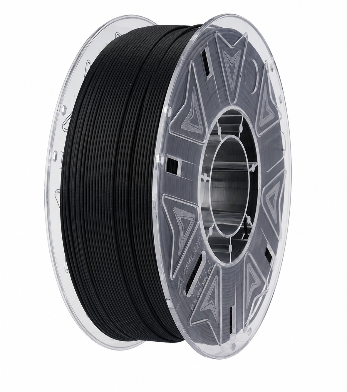 Creality Hyper PA6-CF Carbon Fibre 3D Printing Filament 1.75mm 1kg – Black on transparent spool