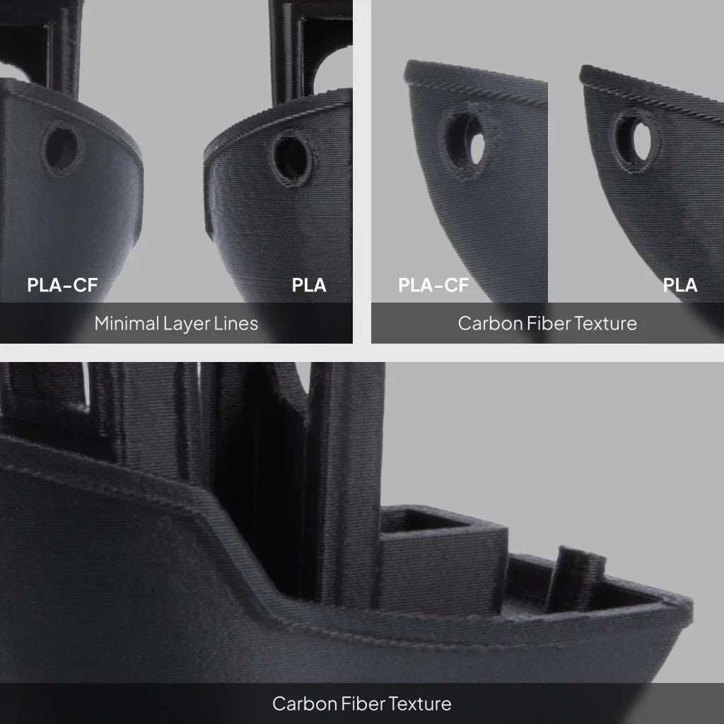 ELEGOO PLA-CF Carbon Fiber Filament 1.75mm 1kg Paper Spool
