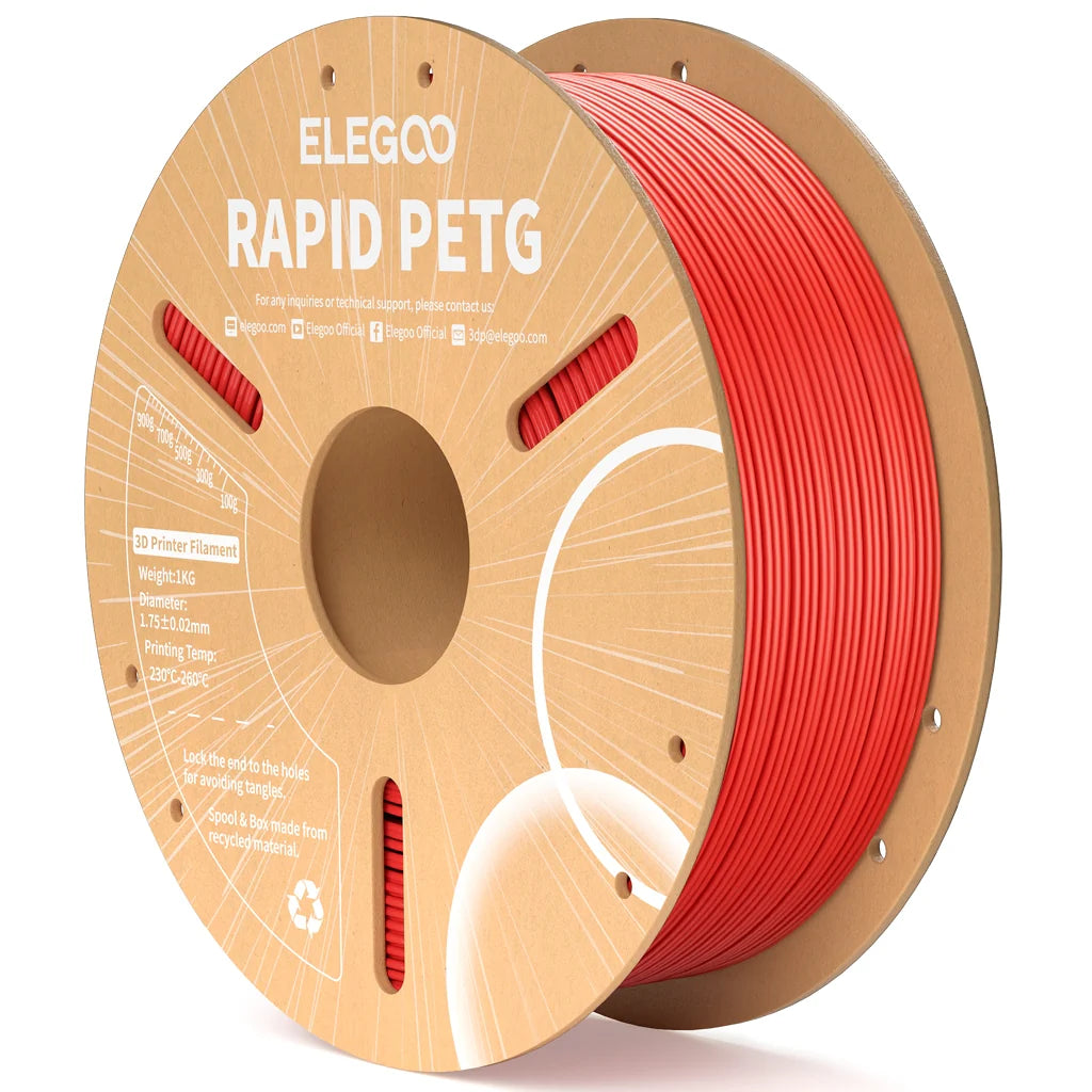 ELEGOO Rapid PETG Filament 1.75mm 1kg Paper Spool