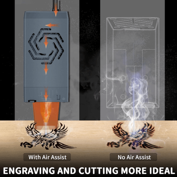 Ortur laser engraver air assist comparison for clean cutting South Africa