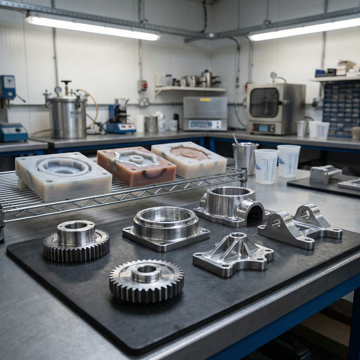 Polyurethane and resin casting masters