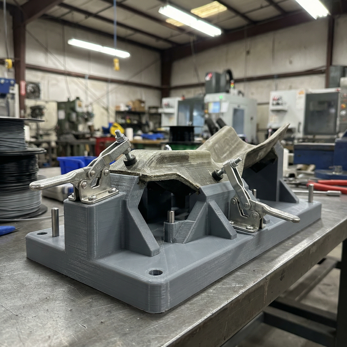 Drilling and work-holding aids